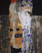 Gustav Klimt kvinnans tre aldrar oil painting artist